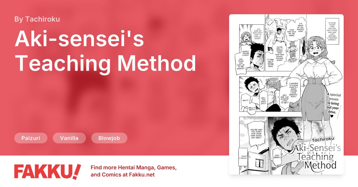 Aki-sensei's Teaching Method Hentai by Tachiroku - FAKKU