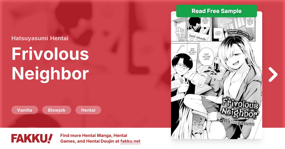  Frivolous Neighbor Hentai by Hatsuyasumi - FAKKU