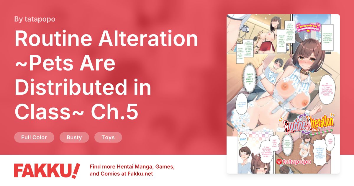 Routine Alteration ~Pets Are Distributed in Class~ Ch.5 Hentai by tatapopo - FAKKU