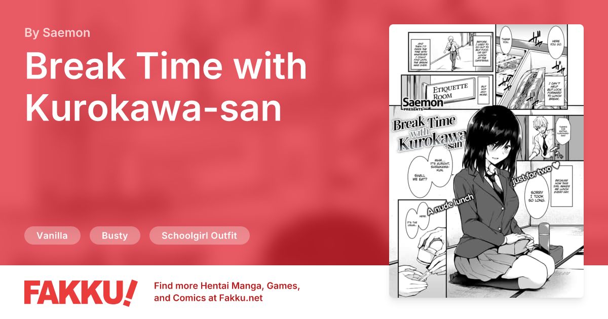 Break Time with Kurokawa-san Hentai by Saemon - FAKKU