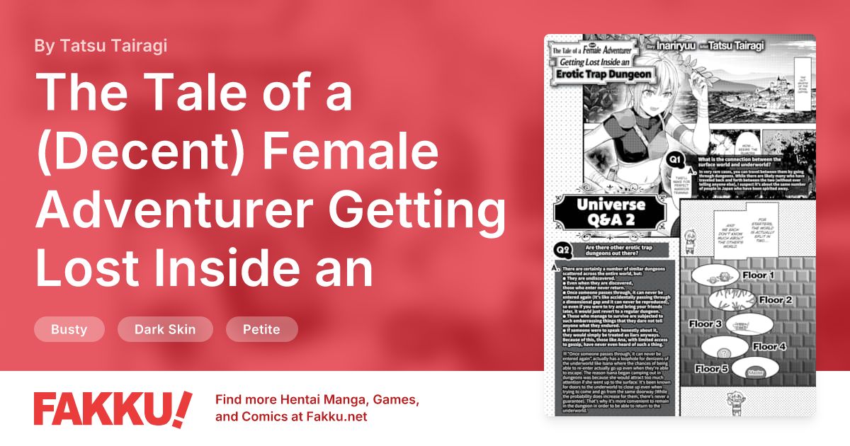 The Tale of a (Decent) Female Adventurer Getting Lost Inside an Erotic Trap Dungeon - Universe Q&A 2 Hentai by Tatsu Tairagi - FAKKU