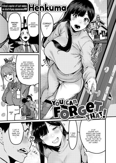 You Can Forget That!
