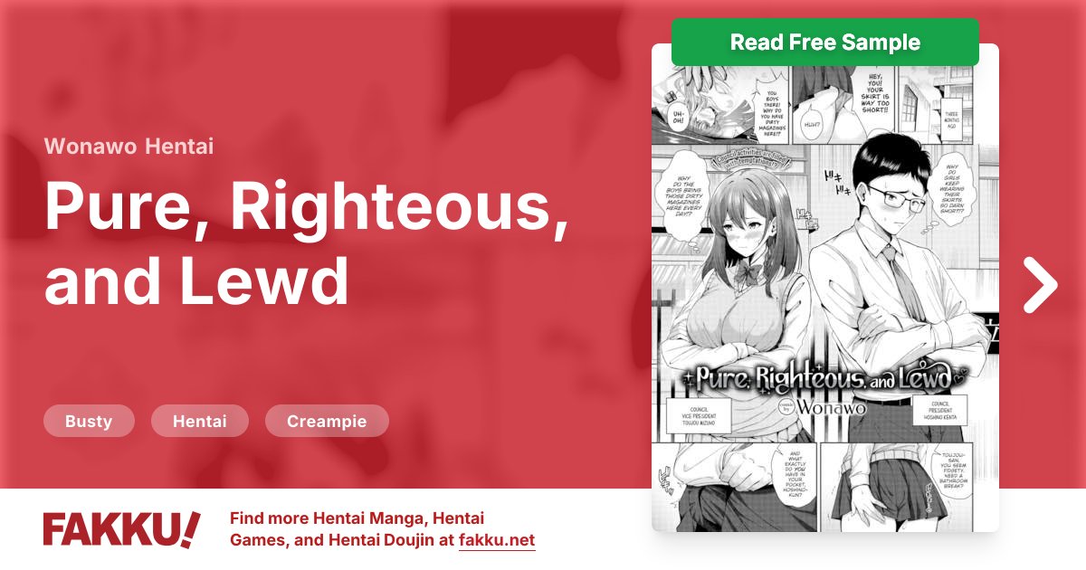  Pure, Righteous, and Lewd Hentai by Wonawo - FAKKU