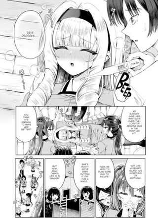 Stranded on a Desert Island Where I Can Creampie All the Girls I Want Ch.26 Hentai Cover Image