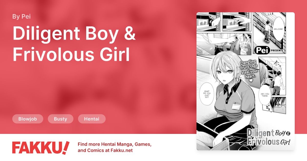 Diligent Boy & Frivolous Girl Hentai by Pei - FAKKU