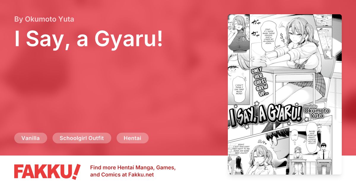 I Say, a Gyaru! Hentai by Okumoto Yuta - FAKKU