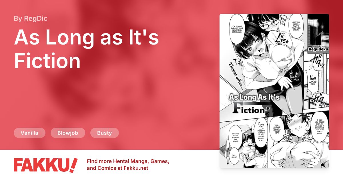 As Long as It's Fiction Hentai by RegDic - FAKKU