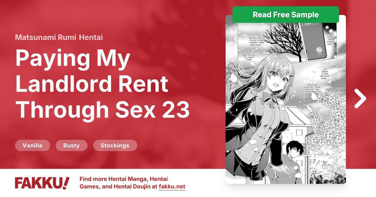  Paying My Landlord Rent Through Sex 23 Hentai by Matsunami Rumi - FAKKU