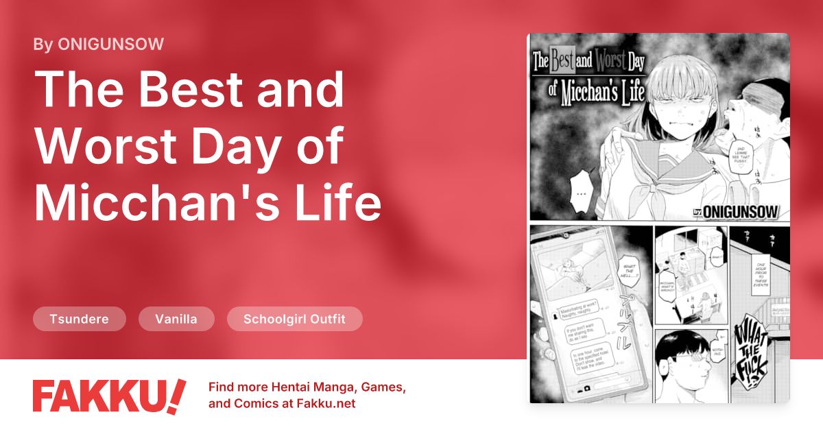 The Best and Worst Day of Micchan's Life Hentai by ONIGUNSOW - FAKKU