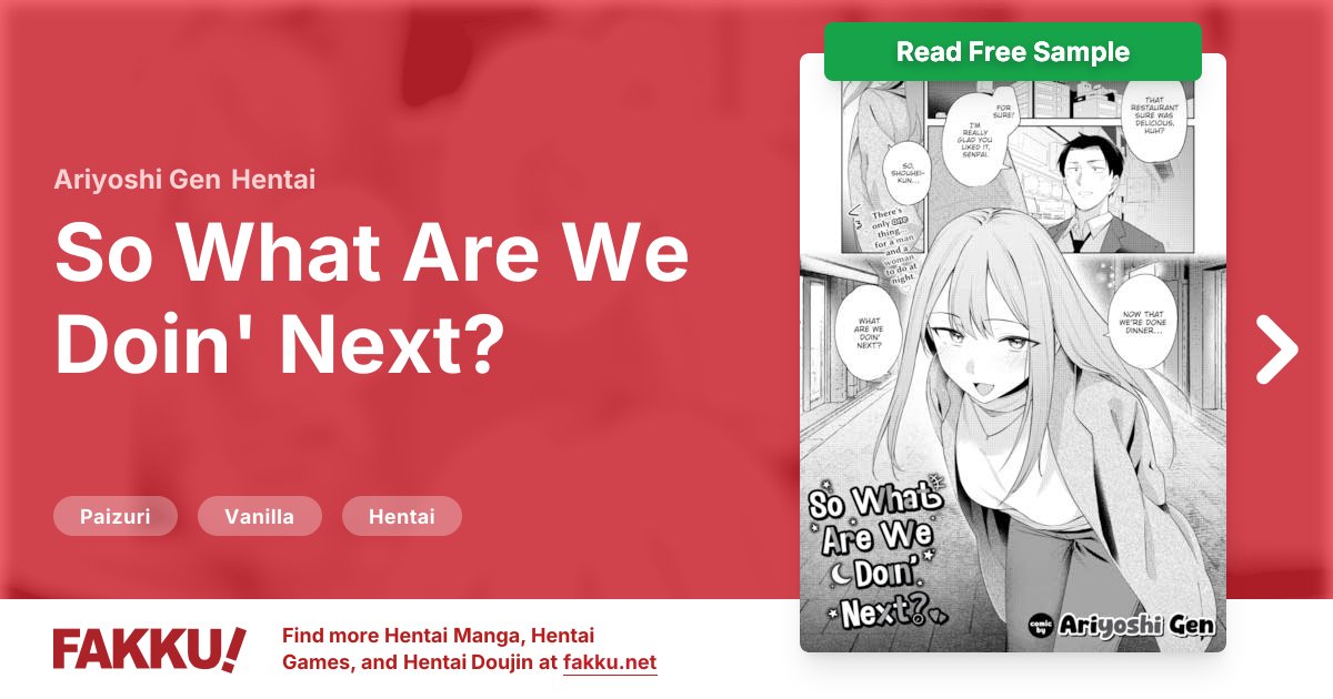  So What Are We Doin' Next? Hentai by Ariyoshi Gen - FAKKU
