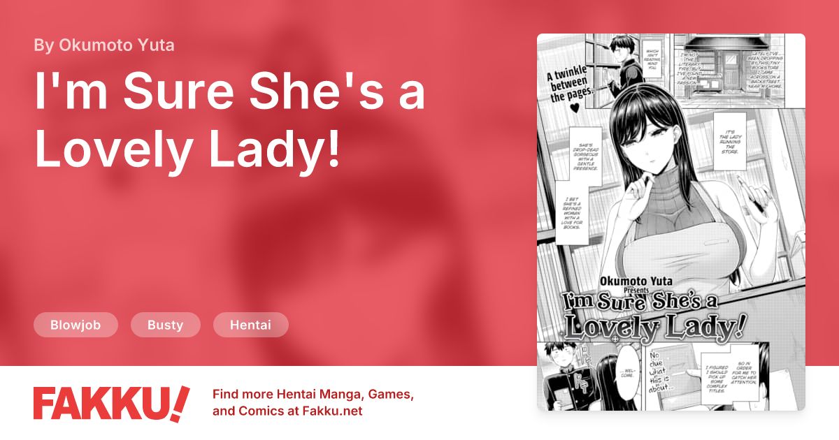 I'm Sure She's a Lovely Lady! Hentai by Okumoto Yuta - FAKKU