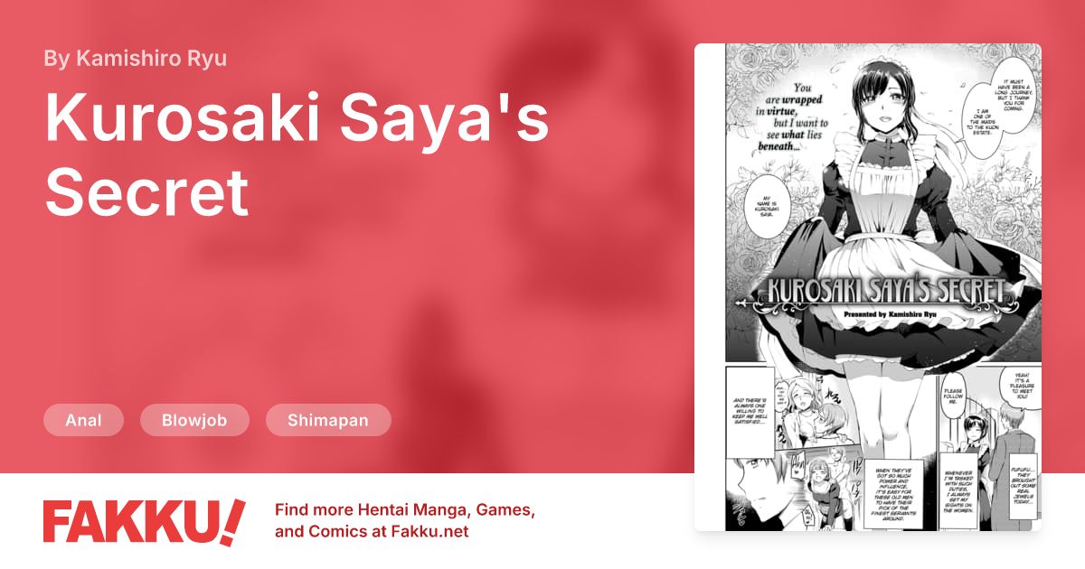 Kurosaki Saya's Secret Hentai by Kamishiro Ryu - FAKKU