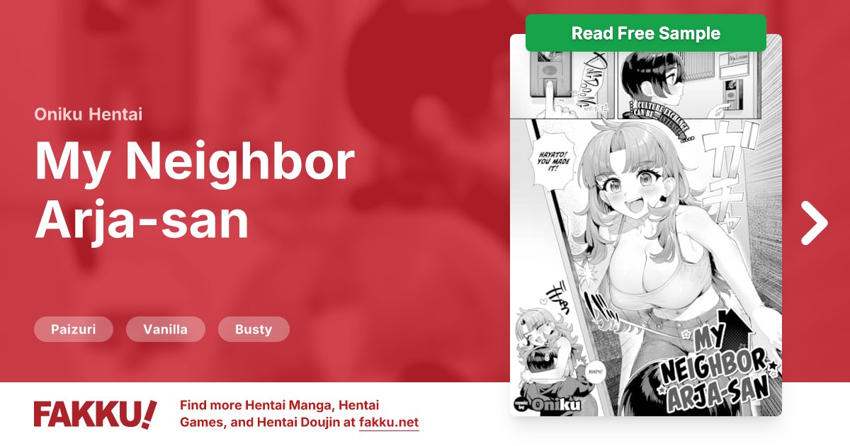  My Neighbor Arja-san Hentai by Oniku - FAKKU