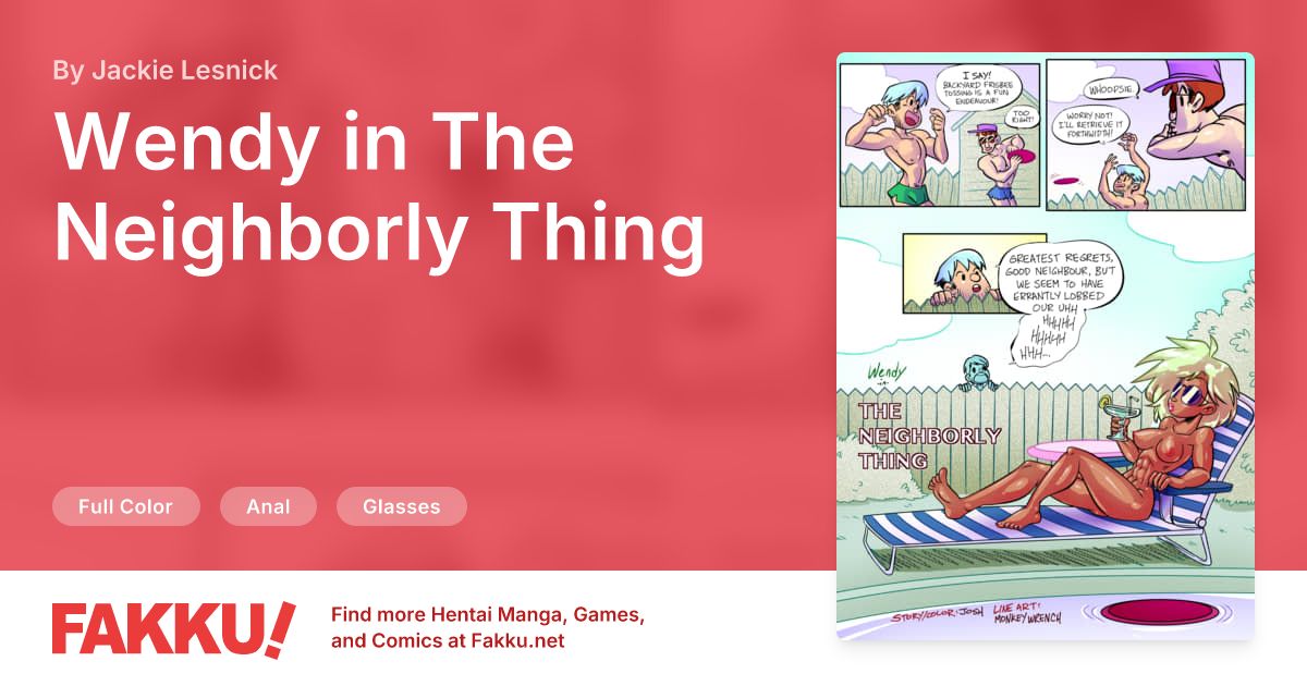 Wendy in The Neighborly Thing Hentai by Jackie Lesnick - FAKKU