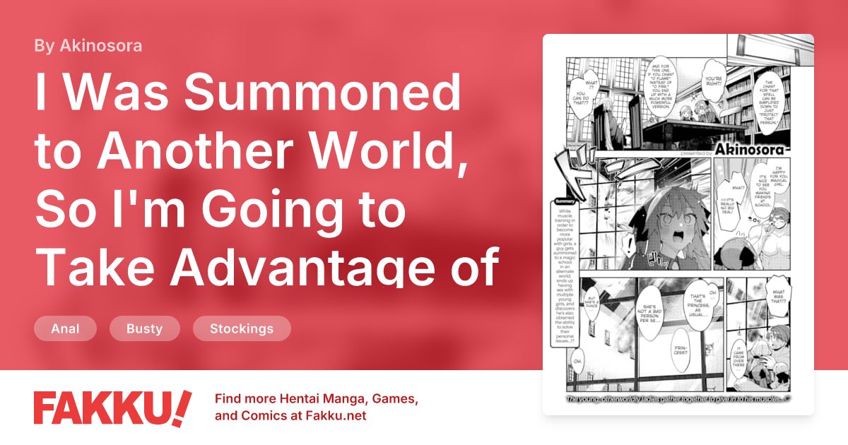 I Was Summoned to Another World, So I'm Going to Take Advantage of My Honed Body to Get Lucky ~Part 4~ Hentai by Akinosora - FAKKU