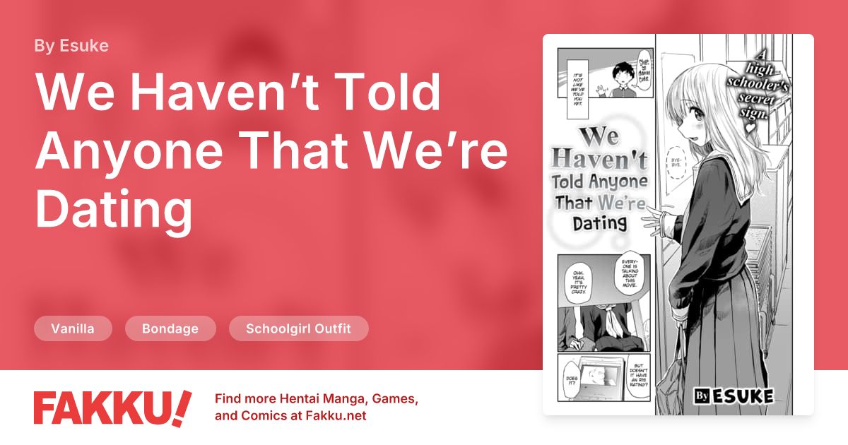 We Haven’t Told Anyone That We’re Dating Hentai by Esuke - FAKKU