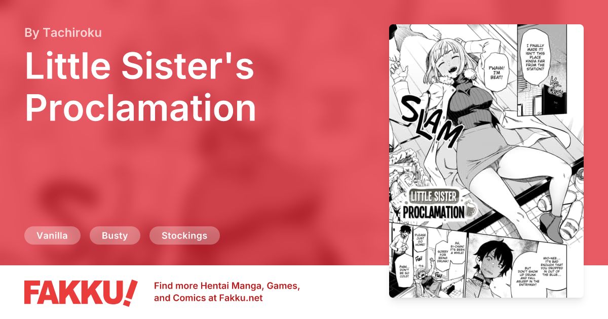 Little Sister's Proclamation Hentai by Tachiroku - FAKKU