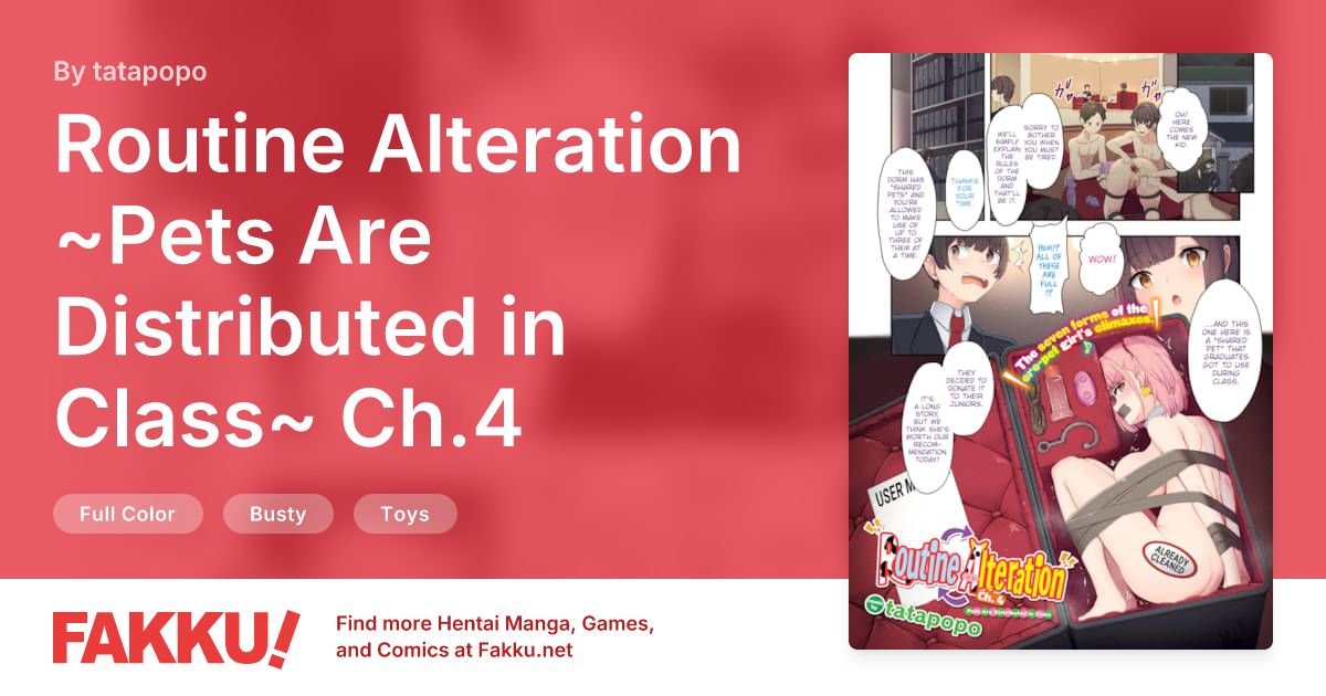 Routine Alteration ~Pets Are Distributed in Class~ Ch.4 Hentai by tatapopo - FAKKU