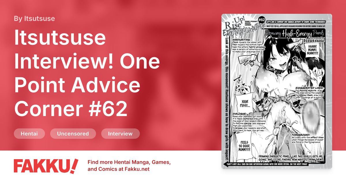 Itsutsuse Interview! One Point Advice Corner #62 Hentai by Itsutsuse - FAKKU
