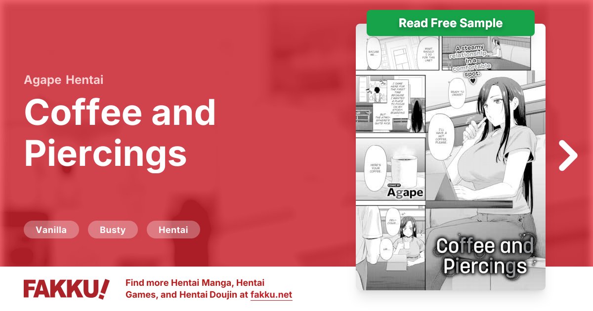  Coffee and Piercings Hentai by Agape - FAKKU