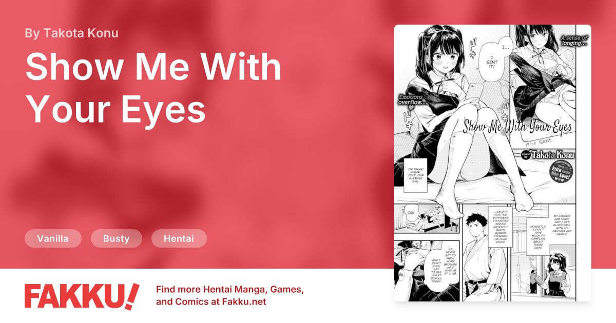 Show Me With Your Eyes Hentai by Takota Konu - FAKKU