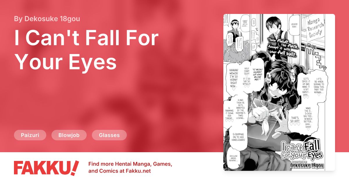 I Can't Fall For Your Eyes Hentai by Dekosuke 18gou - FAKKU
