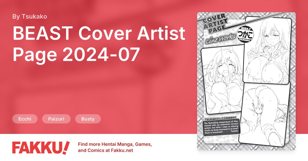 BEAST Cover Artist Page 2024-07 Hentai by Tsukako - FAKKU