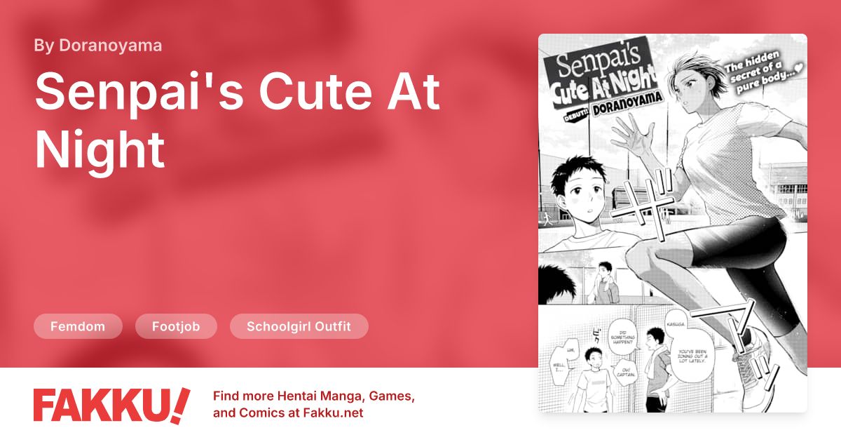 Senpai's Cute At Night Hentai by Doranoyama - FAKKU