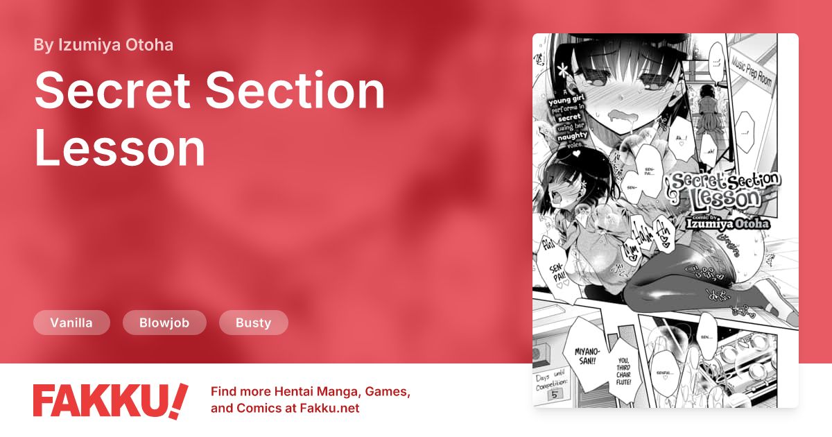 Secret Section Lesson Hentai by Izumiya Otoha - FAKKU