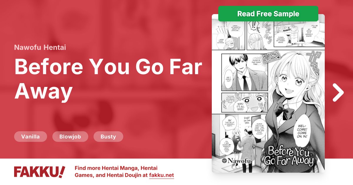 Before You Go Far Away Hentai by Nawofu - FAKKU