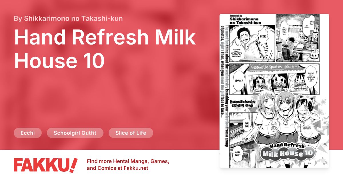 Hand Refresh Milk House 10 Hentai by Shikkarimono no Takashi-kun - FAKKU