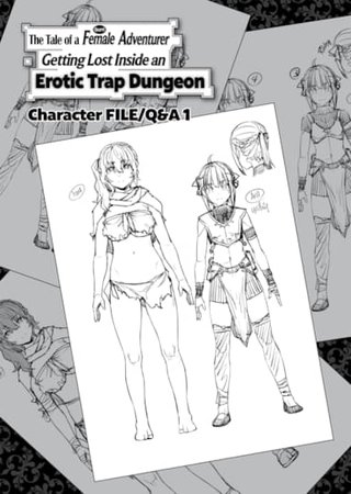 The Tale of a (Decent) Female Adventurer Getting Lost Inside an Erotic Trap Dungeon - Character FILE/Q&A 1 Hentai Cover Image