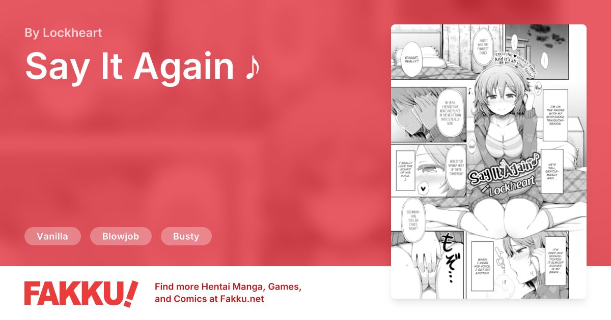 Say It Again ♪ Hentai by Lockheart - FAKKU