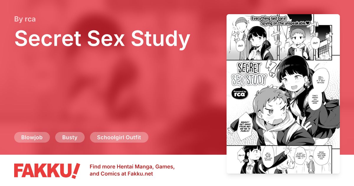 Secret Sex Study Hentai by rca - FAKKU