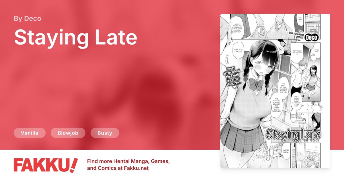  Staying Late Hentai by Deco - FAKKU
