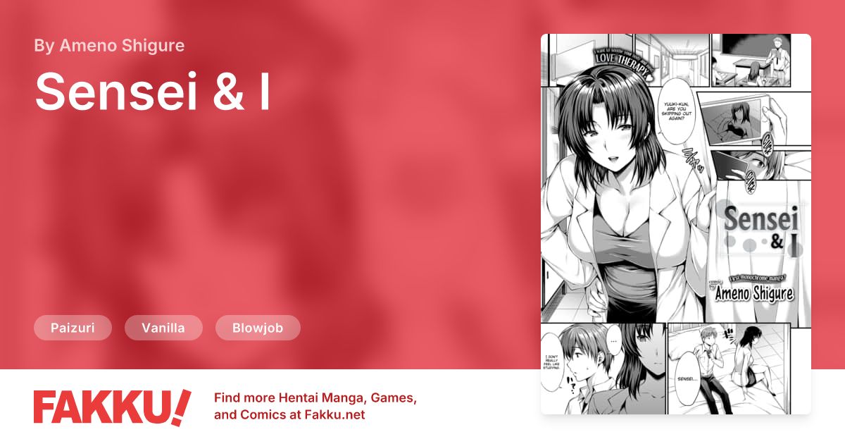 Sensei & I Hentai by Ameno Shigure - FAKKU