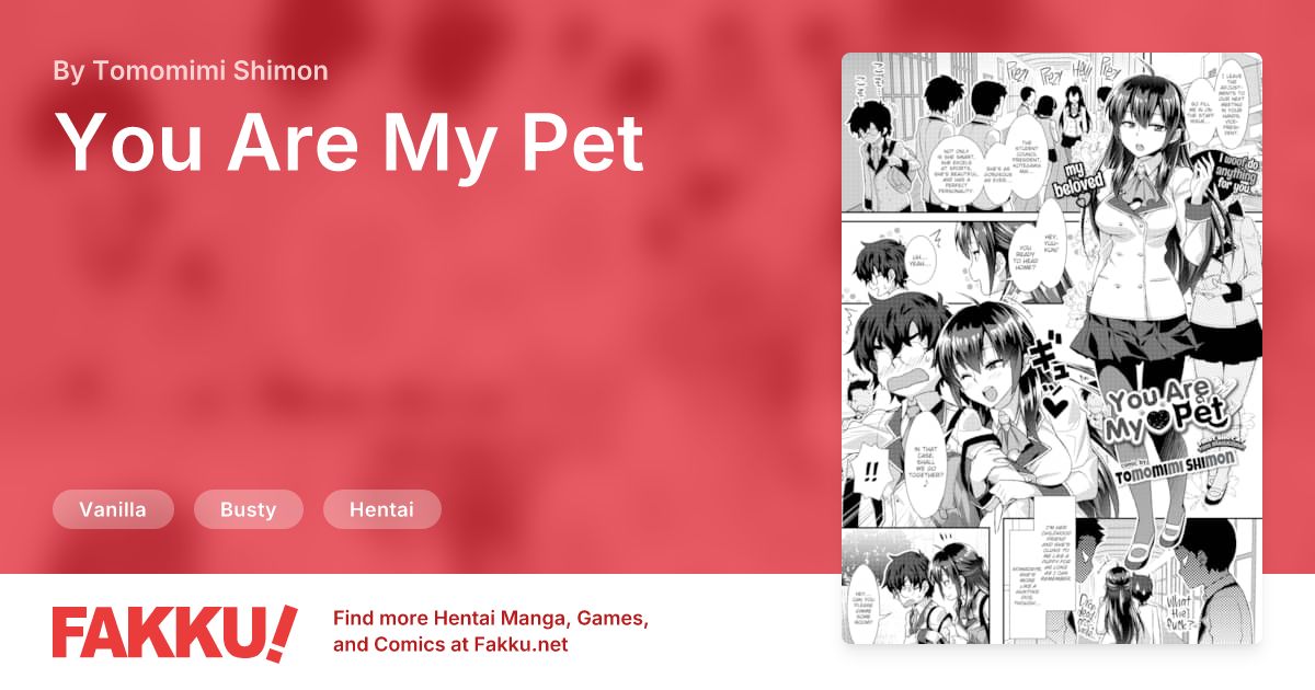 You Are My Pet Hentai by Tomomimi Shimon - FAKKU