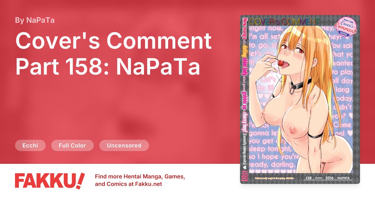 Cover's Comment Part 158: NaPaTa Hentai by NaPaTa - FAKKU