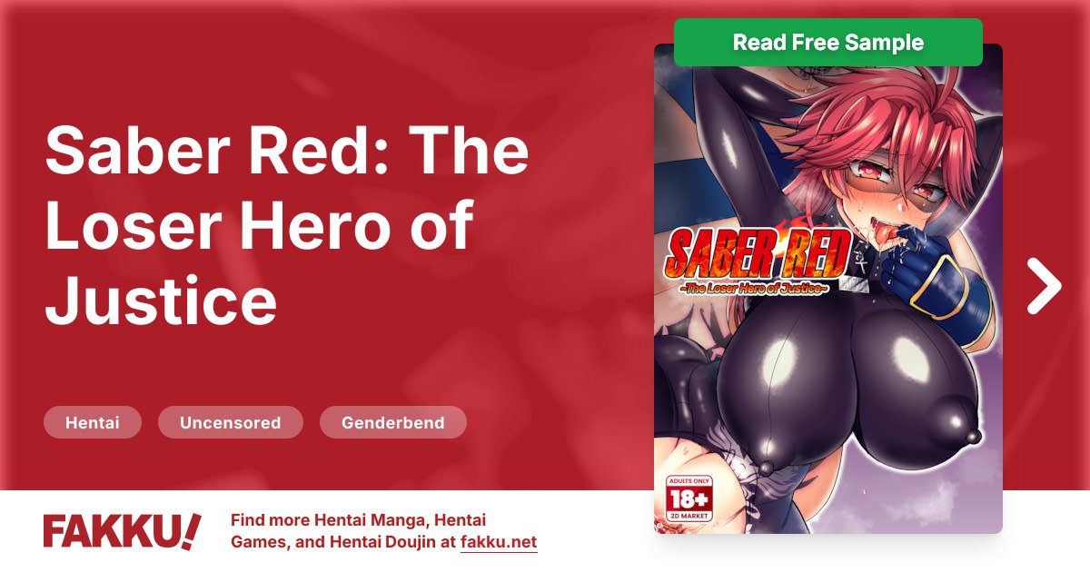  Saber Red: The Loser Hero of Justice Hentai - FAKKU