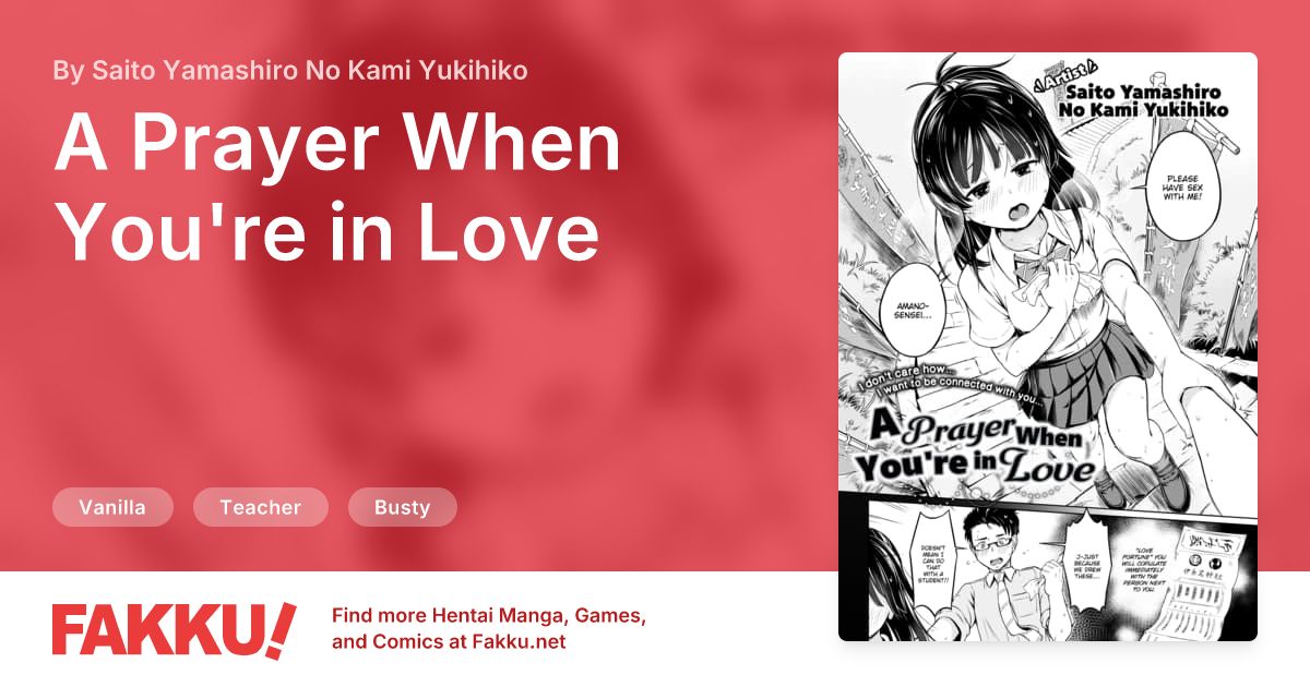 A Prayer When You're in Love Hentai by Saito Yamashiro No Kami Yukihiko - FAKKU