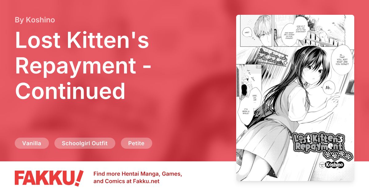  Lost Kitten's Repayment - Continued Hentai by Koshino - FAKKU