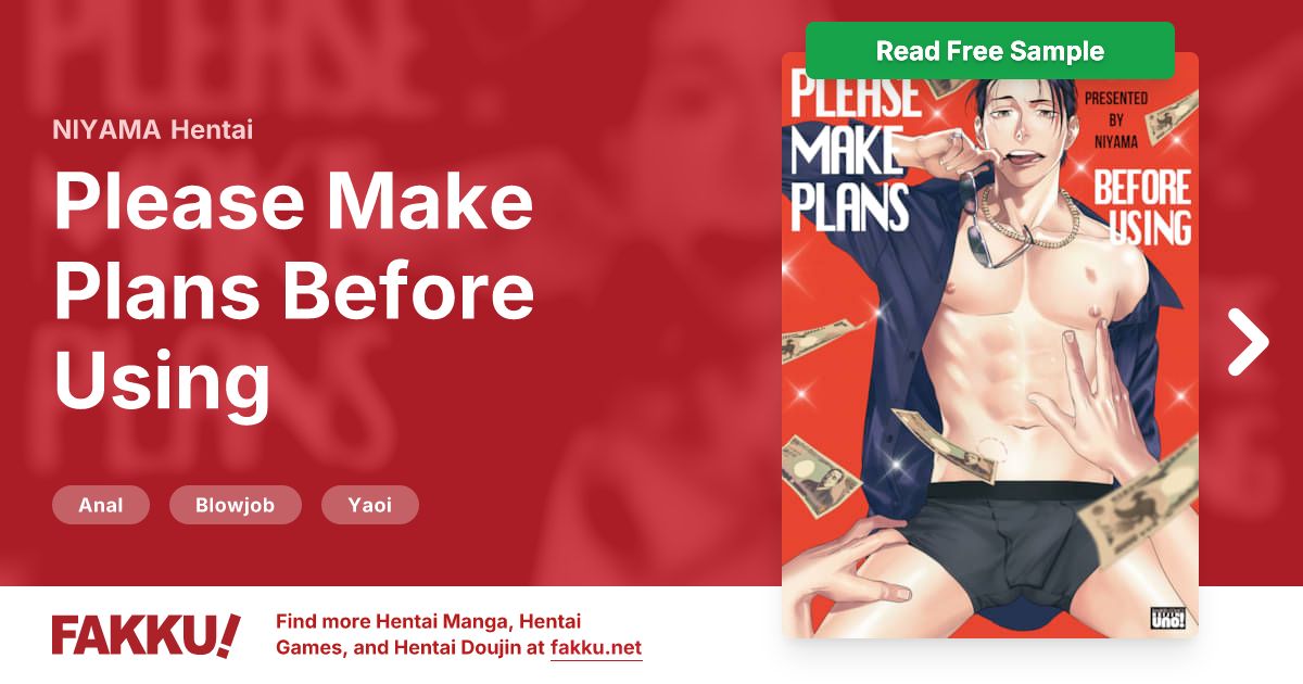 Please Make Plans Before Using Hentai by NIYAMA - FAKKU