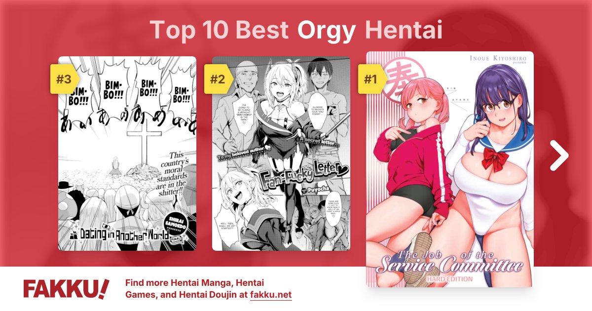 Top 10 Best Orgy Hentai