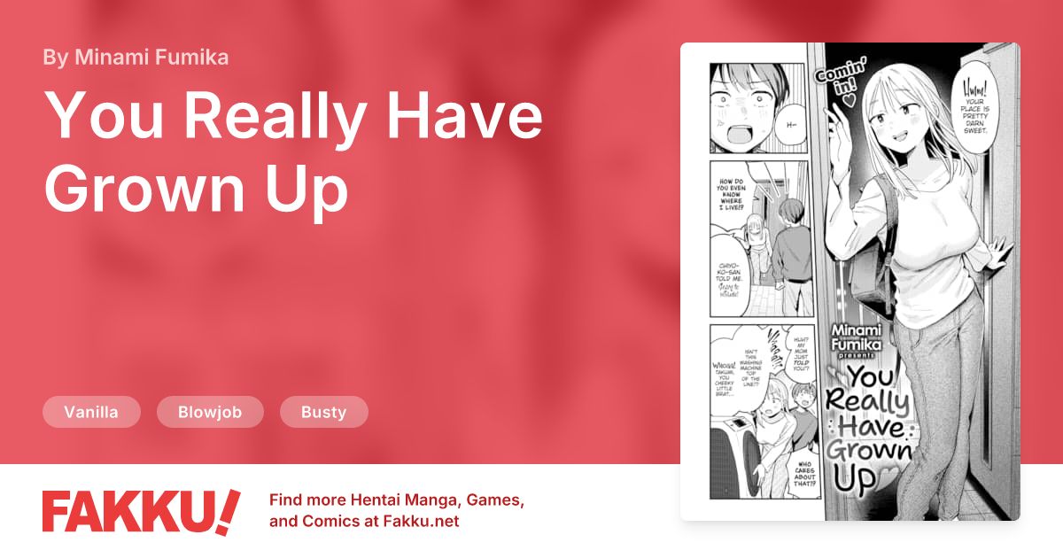 You Really Have Grown Up Hentai by Minami Fumika - FAKKU