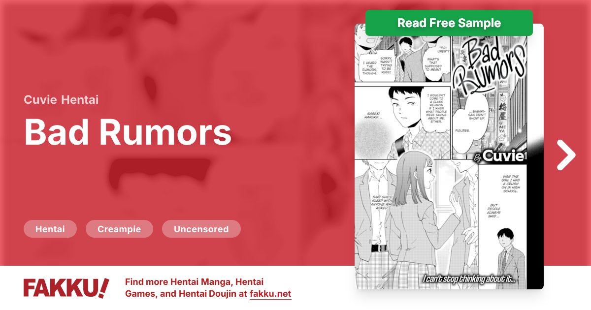  Bad Rumors Hentai by Cuvie - FAKKU