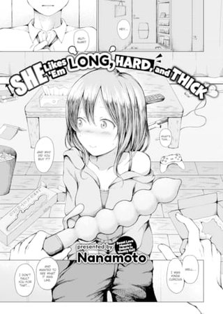 She Likes 'Em Long, Hard, and Thick Hentai Cover Image