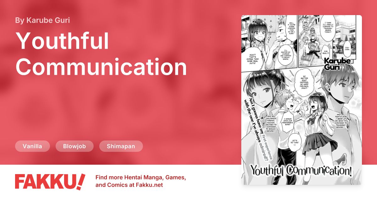 Youthful Communication Hentai by Karube Guri - FAKKU