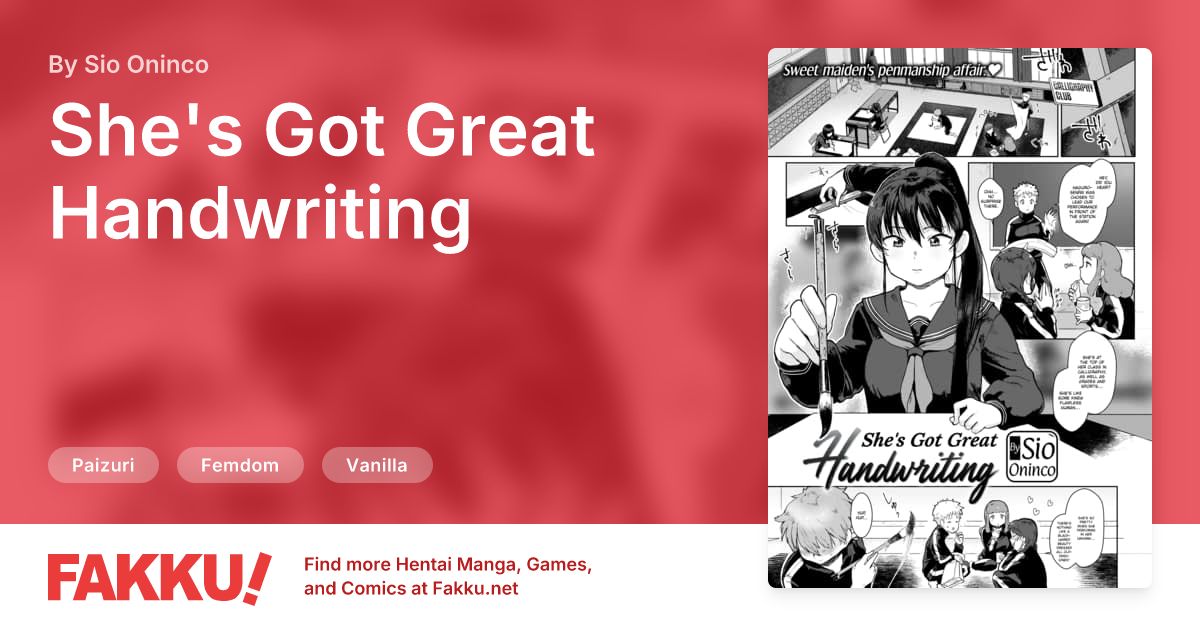 She's Got Great Handwriting Hentai by Sio Oninco - FAKKU