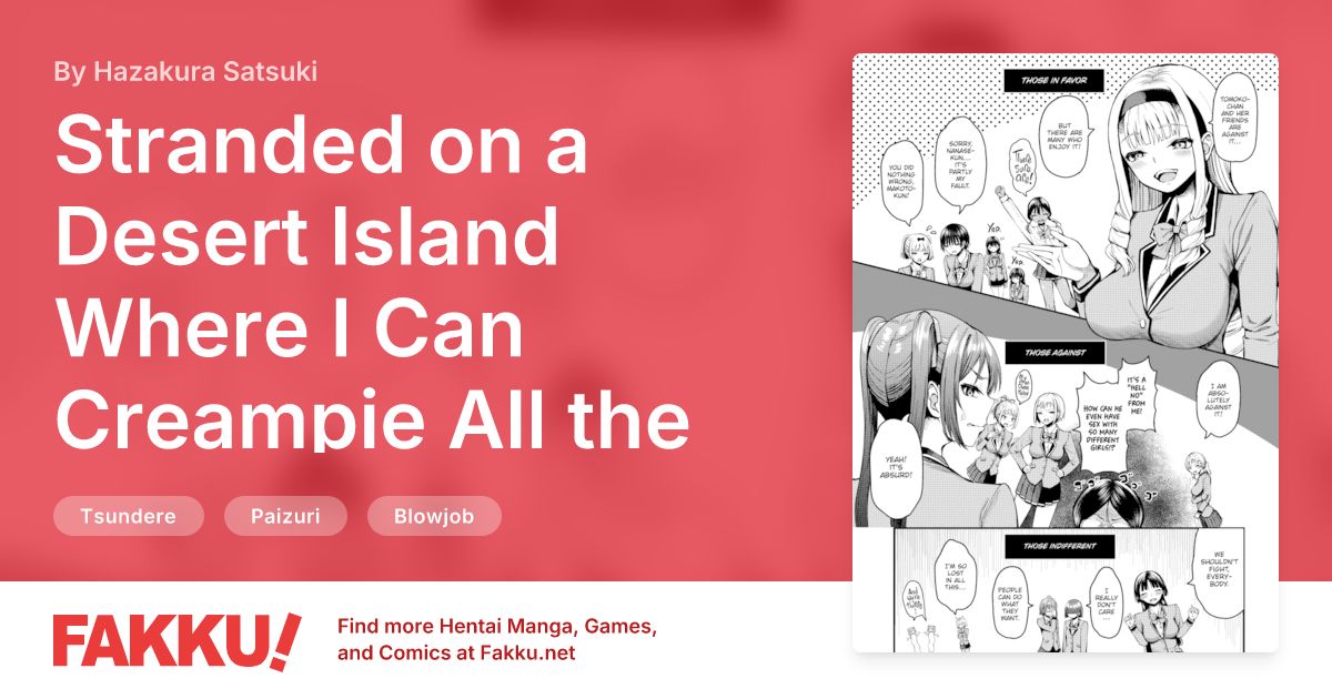 Stranded on a Desert Island Where I Can Creampie All the Girls I Want ~Making My Female Classmates Into My Harem~ Ch.10 Hentai by Hazakura Satsuki - FAKKU