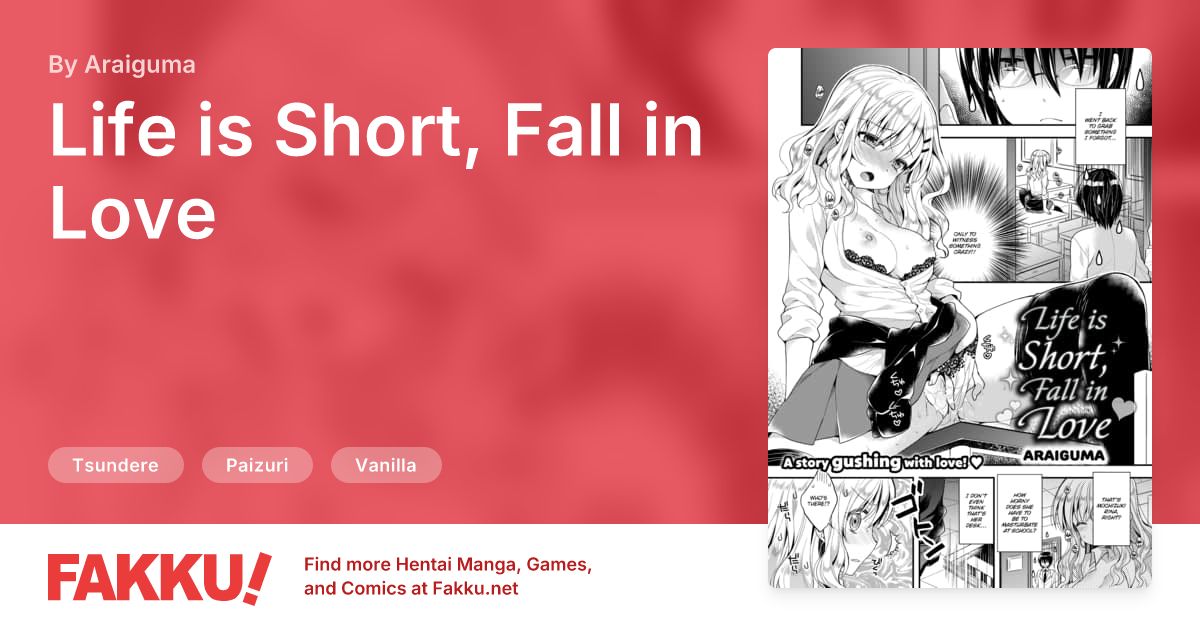  Life is Short, Fall in Love Hentai by Araiguma - FAKKU
